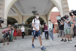 Alta y vuelta a casa para 33 miembros de la expedici&oacute;n del Fuenlabrada