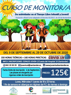  El Ayuntamiento organiza un curso de monitor de tiempo libre educativo infantil y juvenil