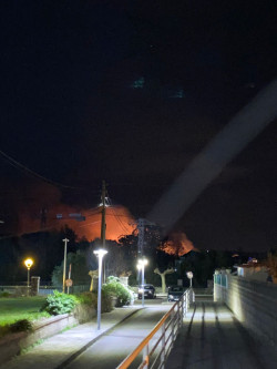 En el golf de Pedre&ntilde;a se produjo un aparatoso incendio en el hoyo 8