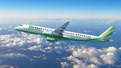 La canaria Binter encarga un pedido adicional de cinco aviones Embraer E195-E2