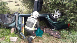 Muere un joven de 22 a&ntilde;os en un accidente en la CA-171 a la altura de Orzales y otros dos resultan heridos