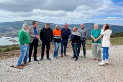 Obras culmina el acondicionamiento del entorno del Pico Jano para la llegada de la Vuelta