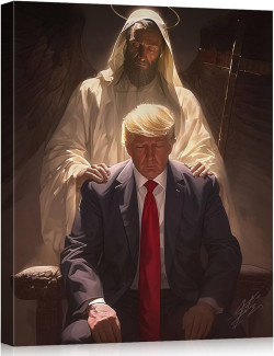 Pretende ser un Dios....el bueno de Trump.    &copy;Mariano Cabrero B&aacute;rcena es escritor