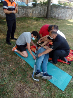 Voluntarios preparados para salvar vidas